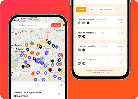 Retrouvez les bornes de recharge électriques autour de vous